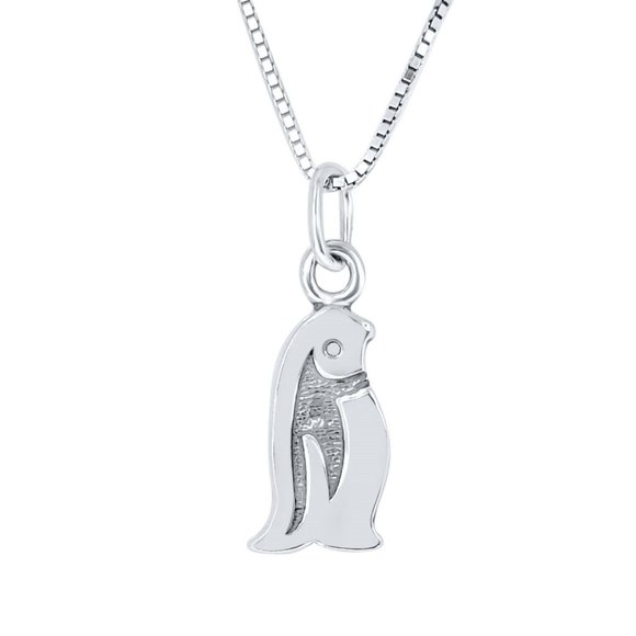Delicate Parrot Bird Pendant Necklace Silver Chain - Picture 1 of 3